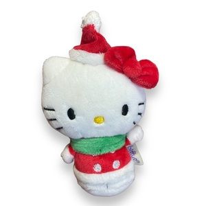 Hallmark Itty Bittys Sanrio Holiday Hello Kitty 5" Plush Stuffed animal Toy kids